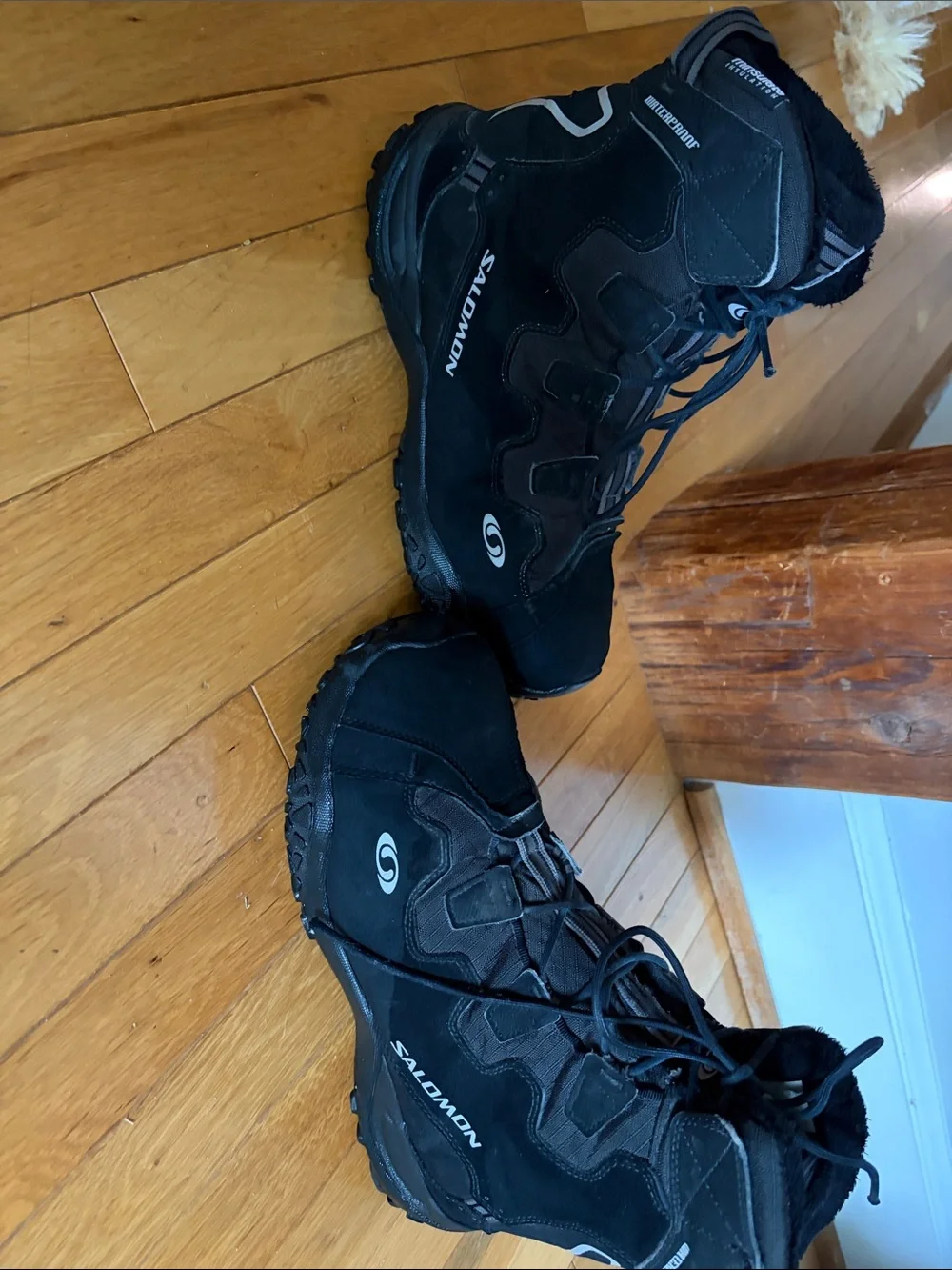 Salomon Snowtrip TS WP Winter Boots Men’s Size 10 Black Waterproof Thinsulate